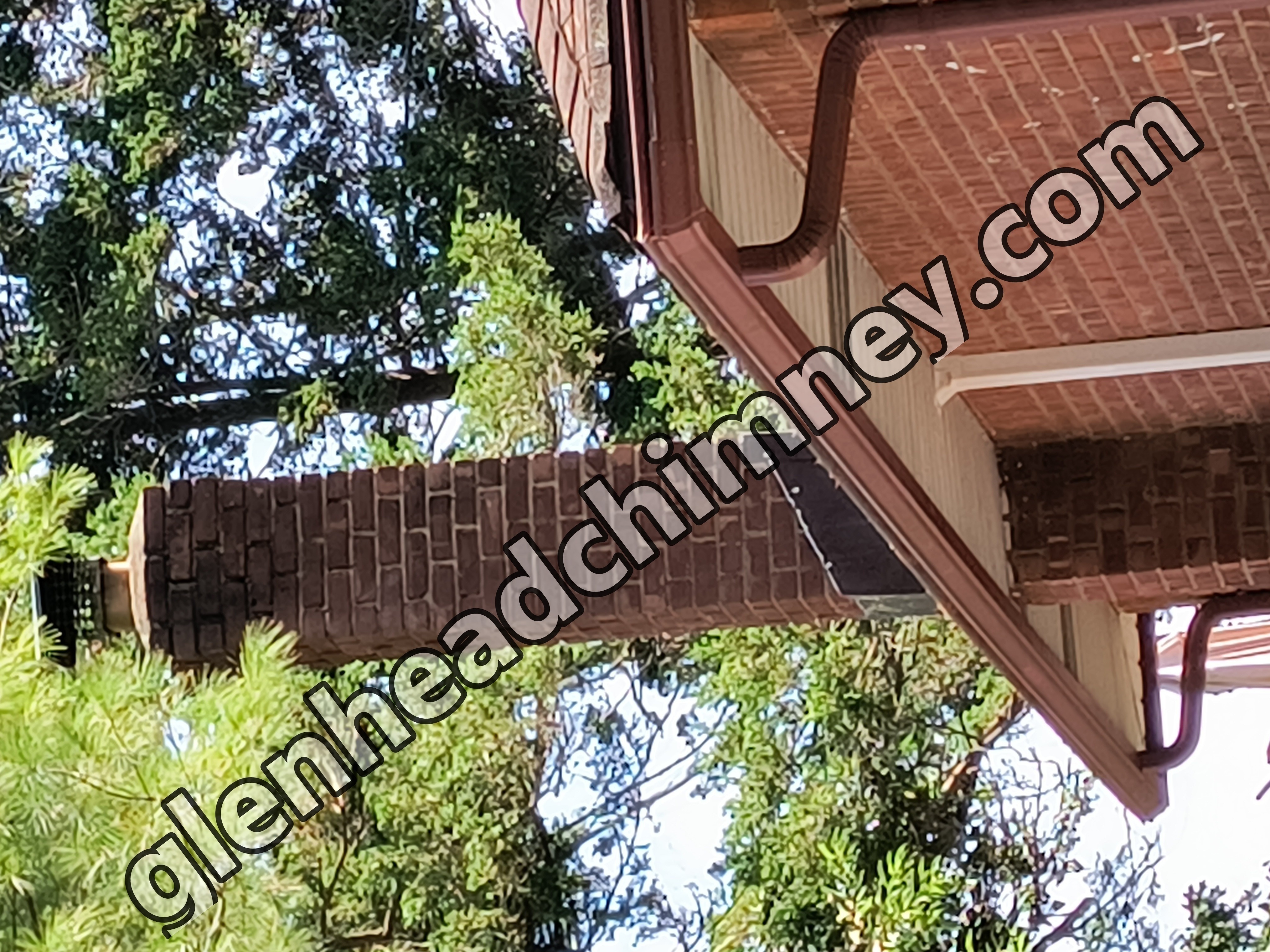 Before and after professional chimney cleaning in Glen Head, NY