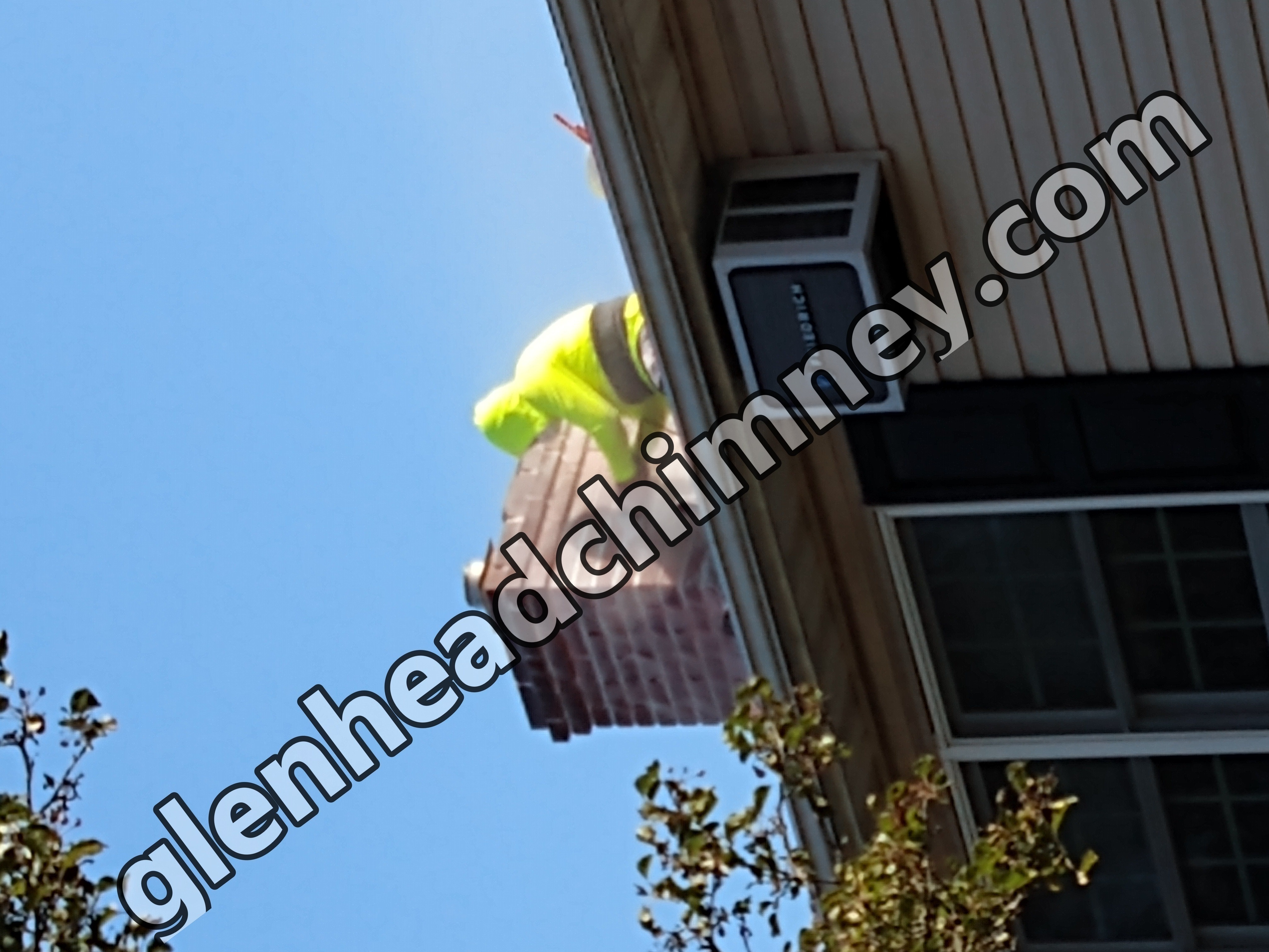Chimney tuckpointing and mortar repair in Glen Head, New York